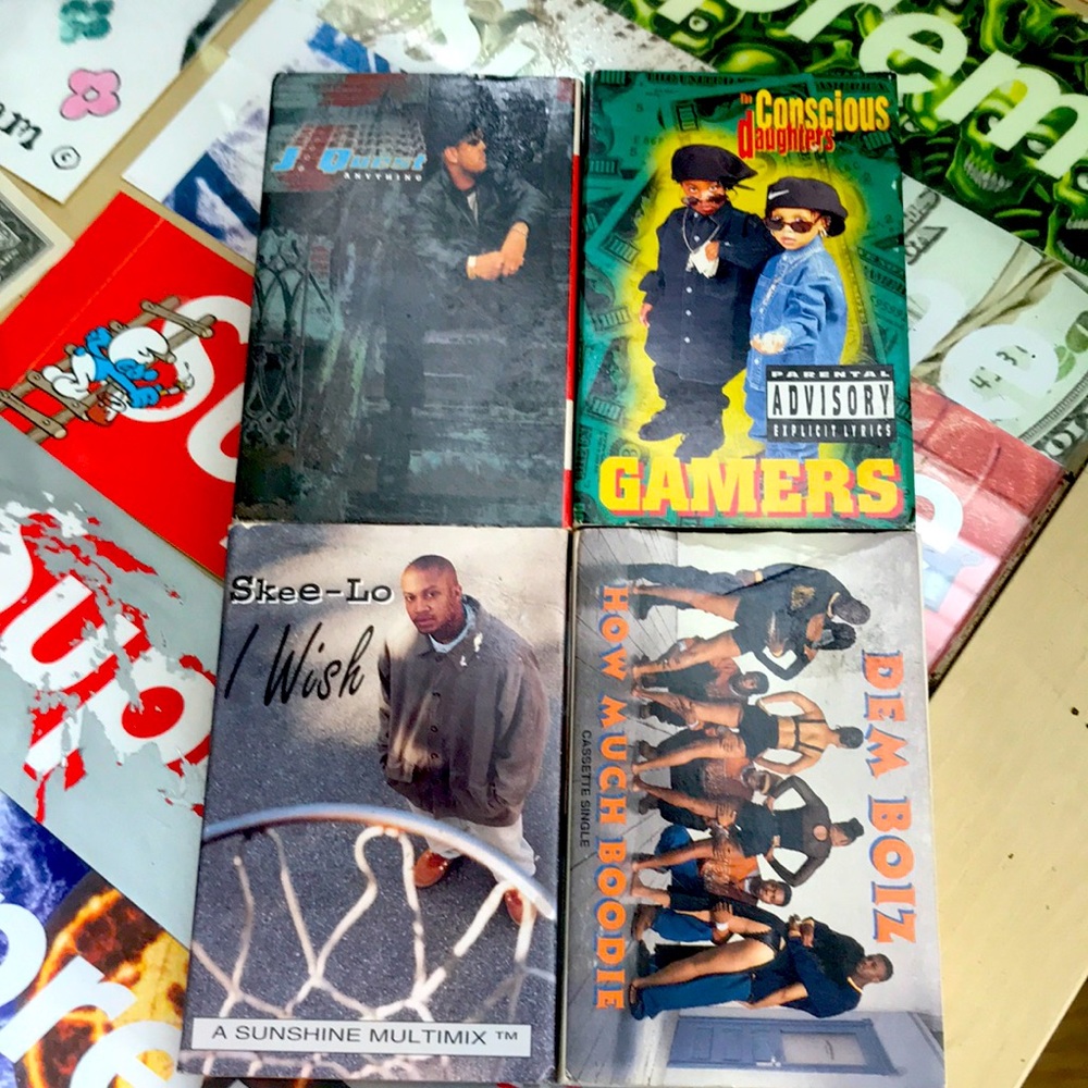 90s hip pop cassettes!!